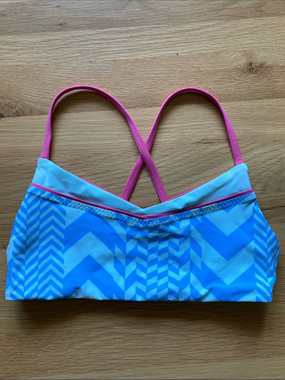 IVIVVA Lululemon girls bralette or swim suit top. Reversible. So cute!!